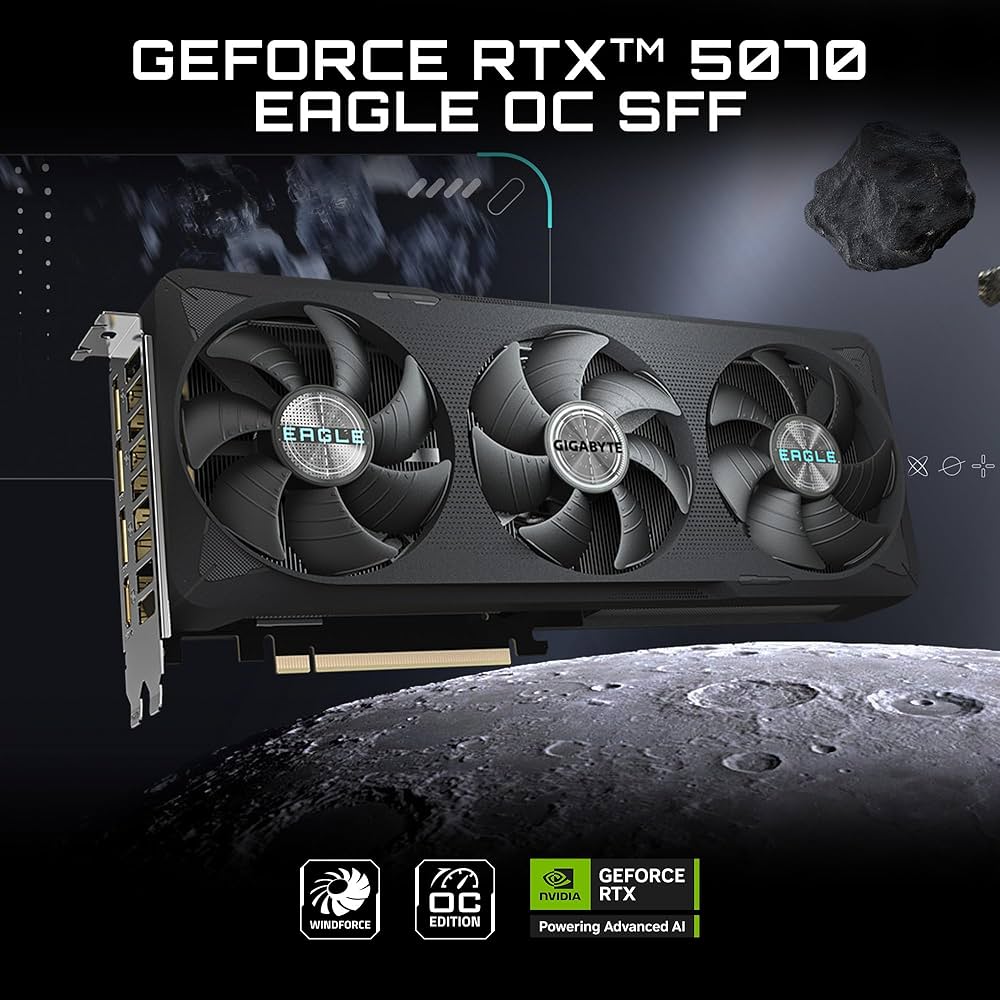 Amazon | GIGABYTE GeForce RTX 5070 Eagle OC SFF 12G グラフィック