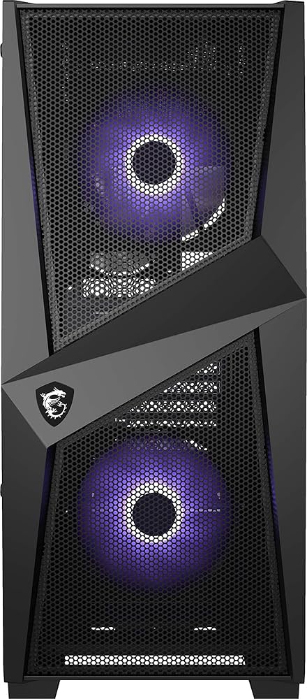 Amazon | MSI MAG FORGE 100M ミドルタワーPCケース 強化ガラス CS7813