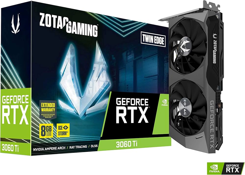 Amazon | ZOTAC Gaming GeForce RTX 3060 Ti Twin Edge 8GB GDDR6 256