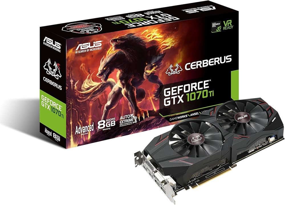 Amazon | ASUS Nvidia GTX1070TI搭載ビデオカード CERBERUS-GTX1070TI
