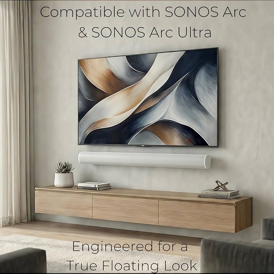 Amazon | ynVISION.DESIGN サウンドバーウォールマウントブラケット