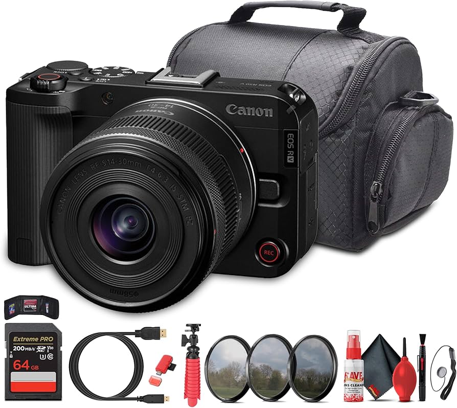 Amazon.com: Canon EOS R50 V Camera + 14–30mm Power Zoom Lens