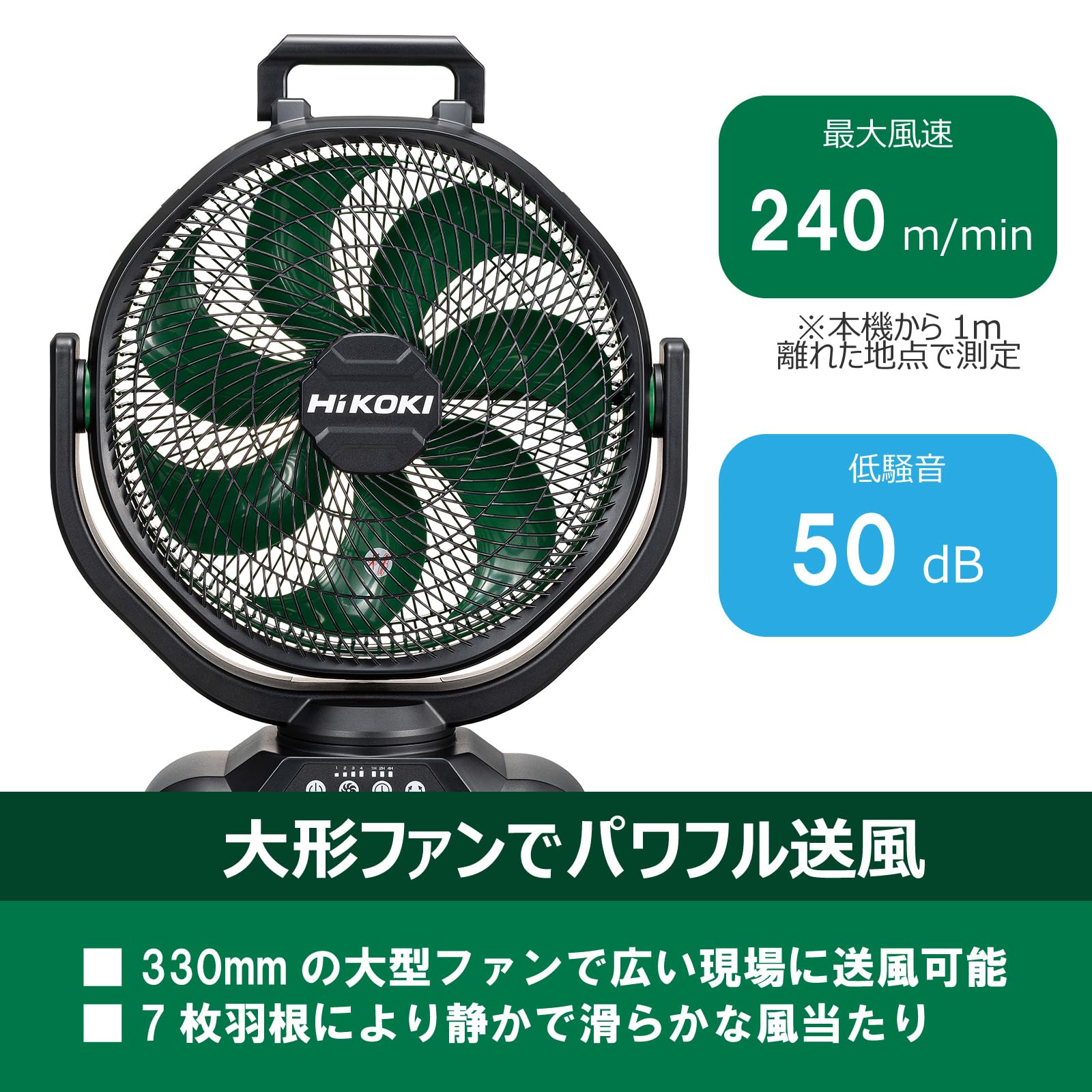 Amazon.co.jp: HiKOKI(ハイコーキ) 14.4V 18V 兼用 充電式 ファン 工場