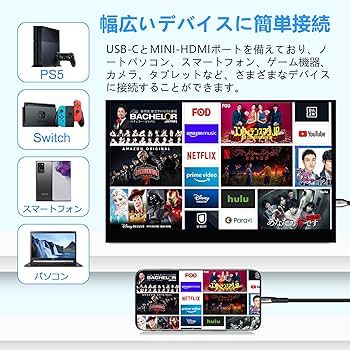 Amazon.co.jp: Acouto XC12 Mobile Monitor, 12.2 Inches, Eye