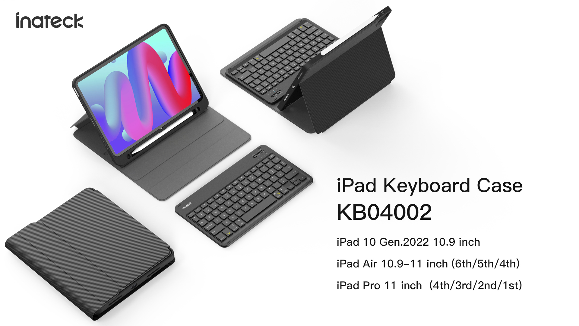 Amazon.com: Inateck iPad 10th/11th Generation Keyboard Case