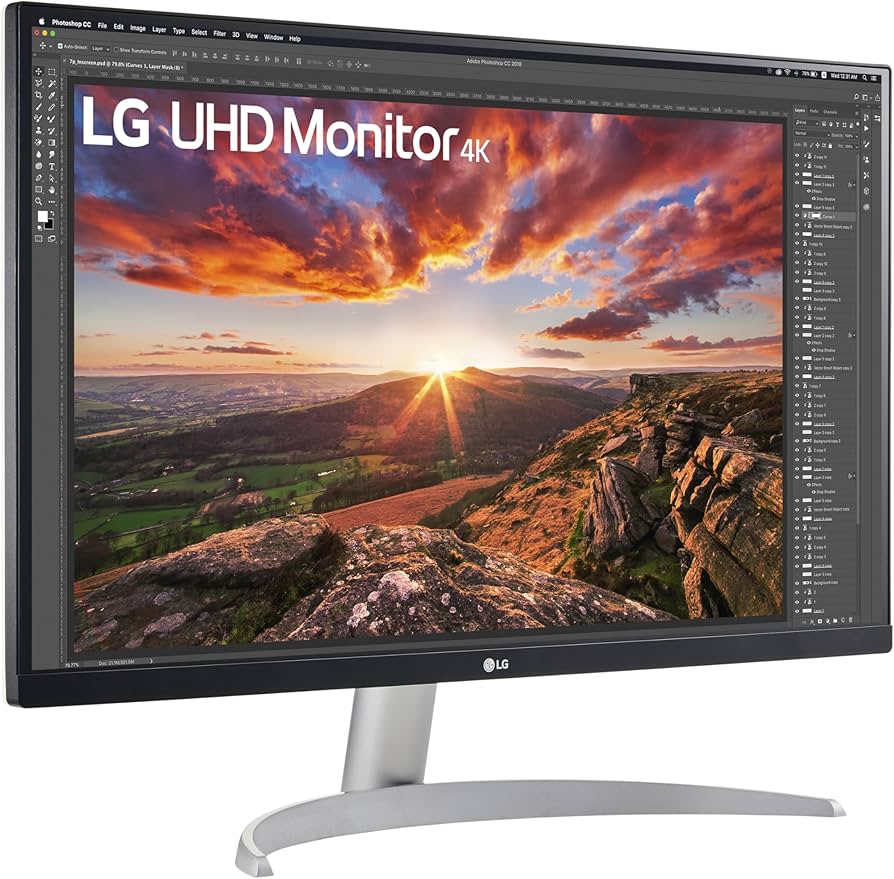 Amazon.com: LG 27UP600-W 27-inch Ultrafine 4K UHD (3840x2160) IPS