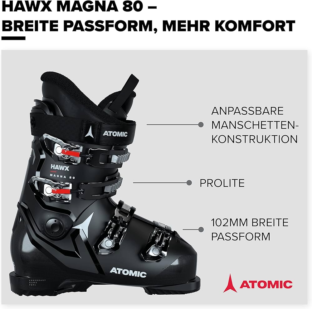 Amazon | アトミック（ATOMIC） スキーブーツ メンズ ブラック 22-23