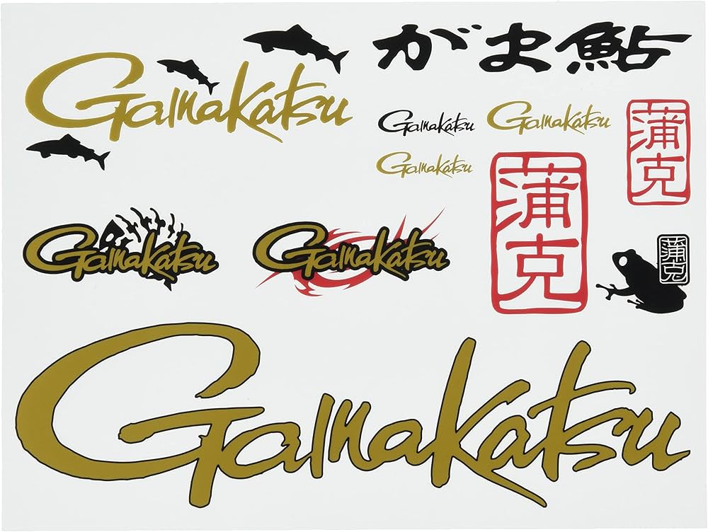 Amazon | がまかつ(Gamakatsu) 転写ステッカー GM2579 ゴールド