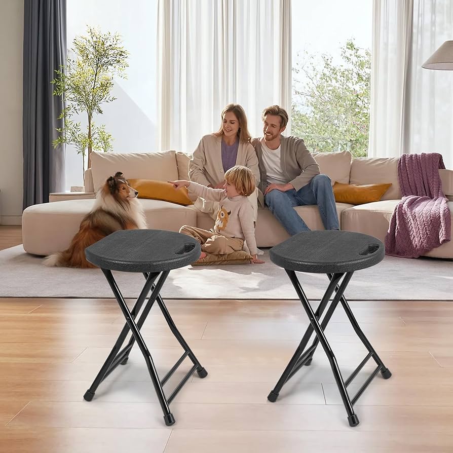 Amazon.com: COOZMENT Folding Stool with Handle, Folding Chair