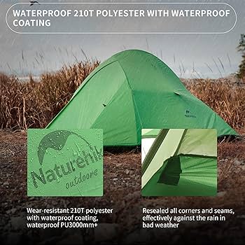 Amazon.com : Naturehike Cloud up Base Backpacking Tent, Waterproof