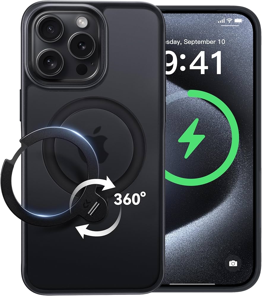 Amazon.co.jp: 【2026最高傑作&定点360度回転】CASEKOO iPhone 15 Pro
