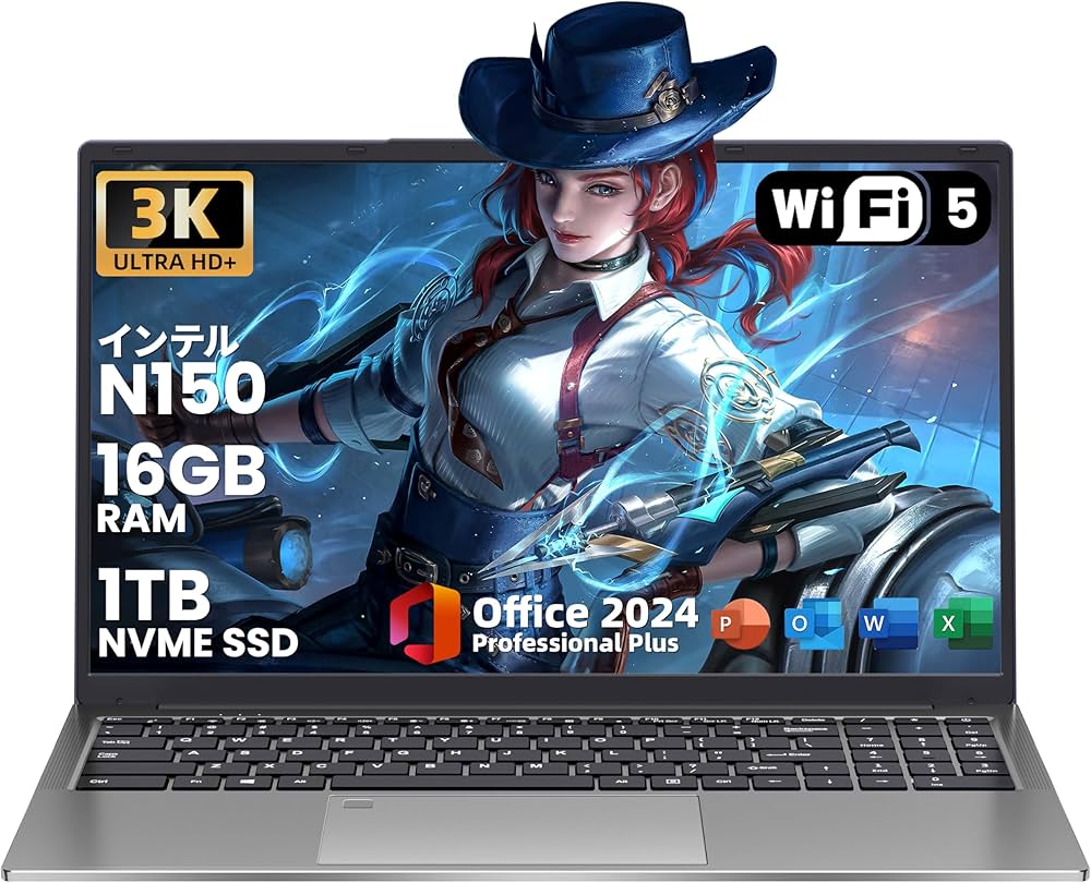 Amazon.co.jp: ノートパソコン16インチ 【Office 2024/Win11 Pro搭載