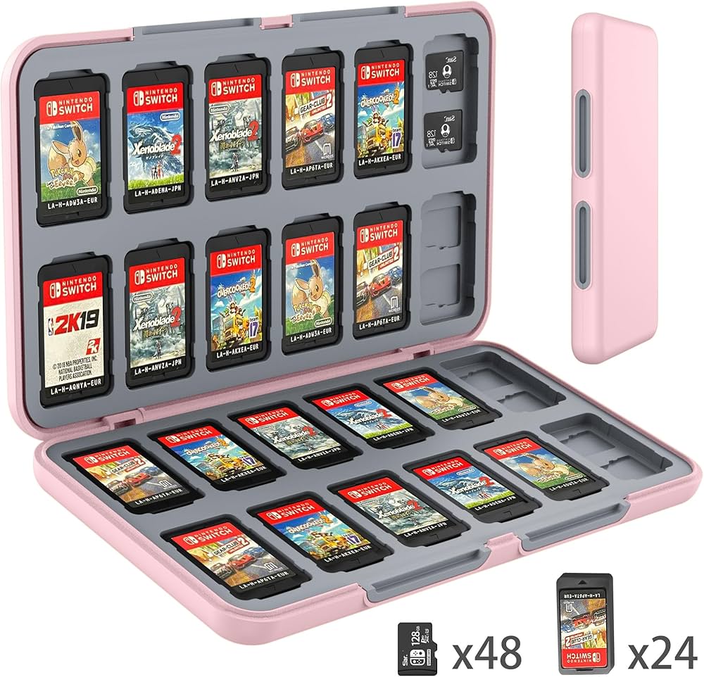 Amazon.co.jp: Switchゲームカードケース 24枚 switch ゲームカード