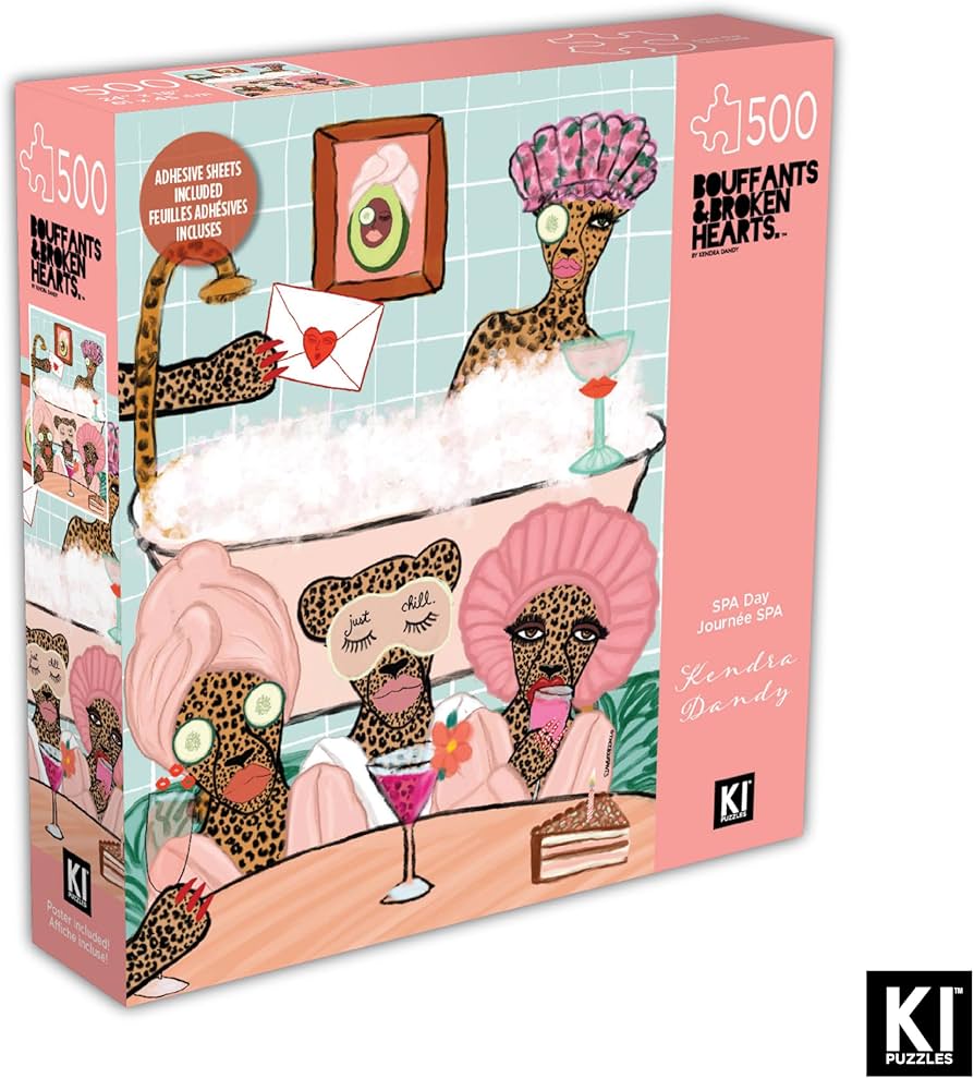 500 Piece Puzzle for Adults Bouffants and Broken Hearts Kendra