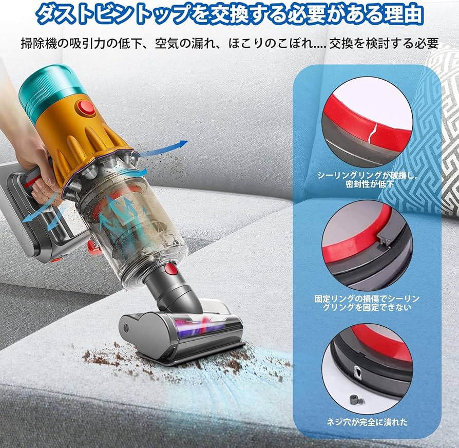 Amazon | ダイソン 掃除機用部品 Dyson V12 SV18 掃除機 用 ダストビン