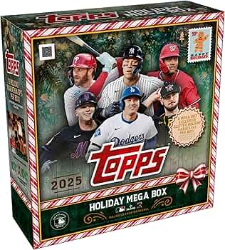 Amazon.co.jp: MLB 2025 TOPPS HOLIDAY BASEBALL MEGA BOX : スポーツ