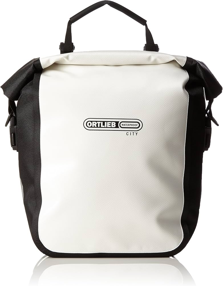 Amazon.com : Ortlieb Front-Roller City Front Pannier: Pair; White