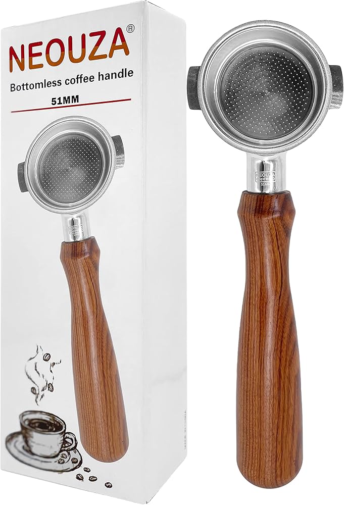 Amazon | NEOUZA51mmエスプレッソボトムレスポルタフィルターデロンギ