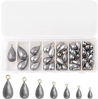 Amazon | SHADDOCK 釣りシンカー ナスオモリセット ワームシンカー