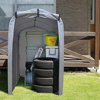 Amazon | OKAYES サイクルハウス 自転車置き場 屋外 2台用 ガレージ