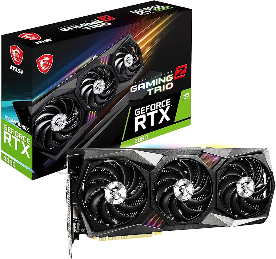 Amazon.com: MSI Gaming GeForce RTX 3080 Gaming Z Trio 10G LHR 10GB