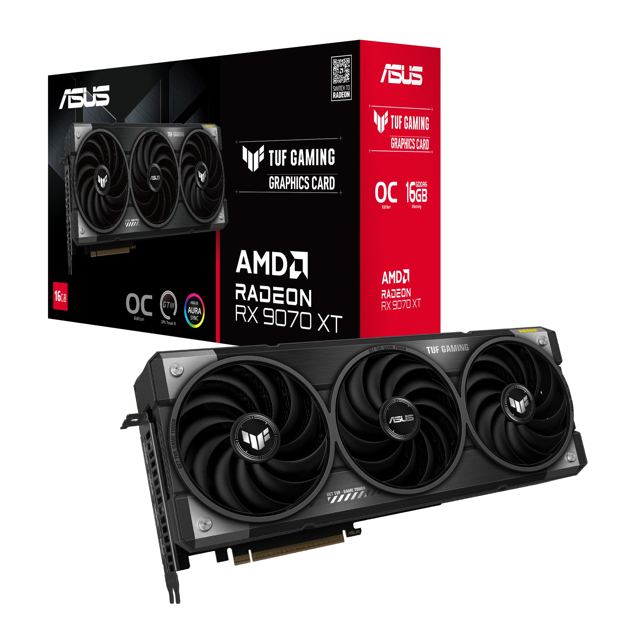 Amazon | ASUS AMD Radeon RX9070XT 搭載 ビデオカード PCIe 5.0 16GB