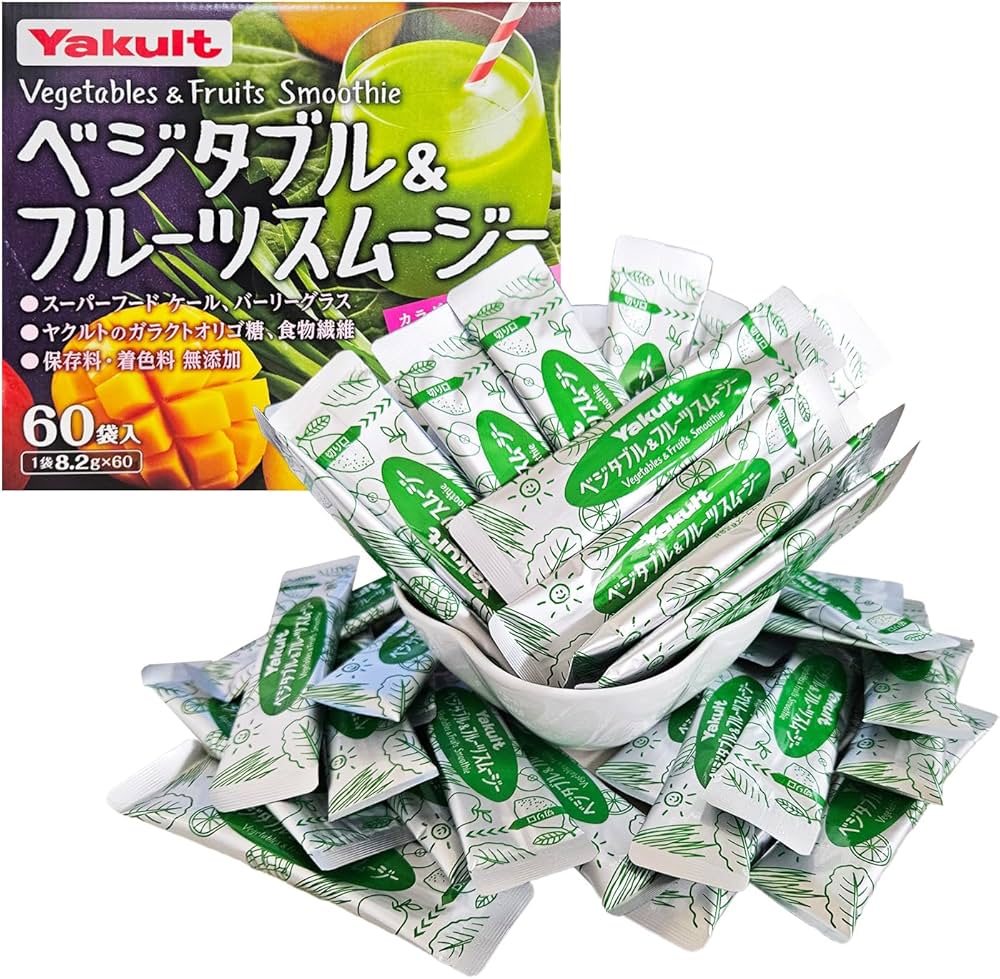 Amazon | ベジタブル&フルーツ スムージー ヤクルト 60本 セット 大量