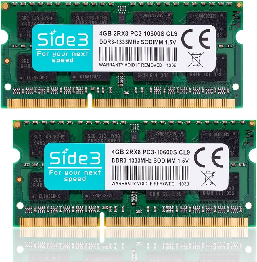 Amazon.co.jp: Side3 ノートPC用 メモリ PC3-10600 (DDR3-1333