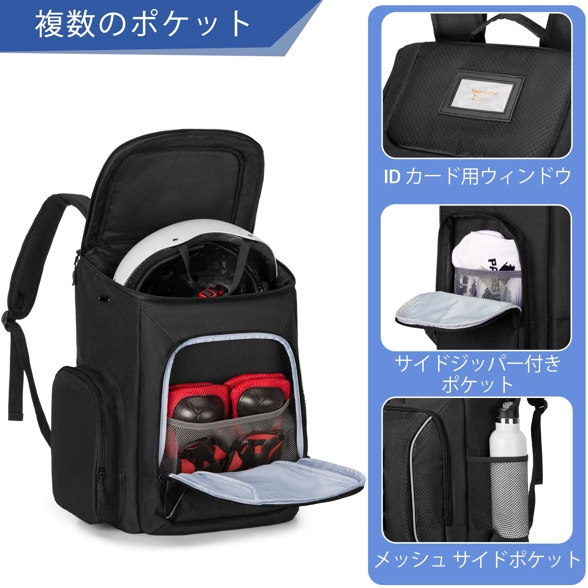 Amazon.co.jp: DSLEAF アイススケートバッグ インラインスケートバッグ