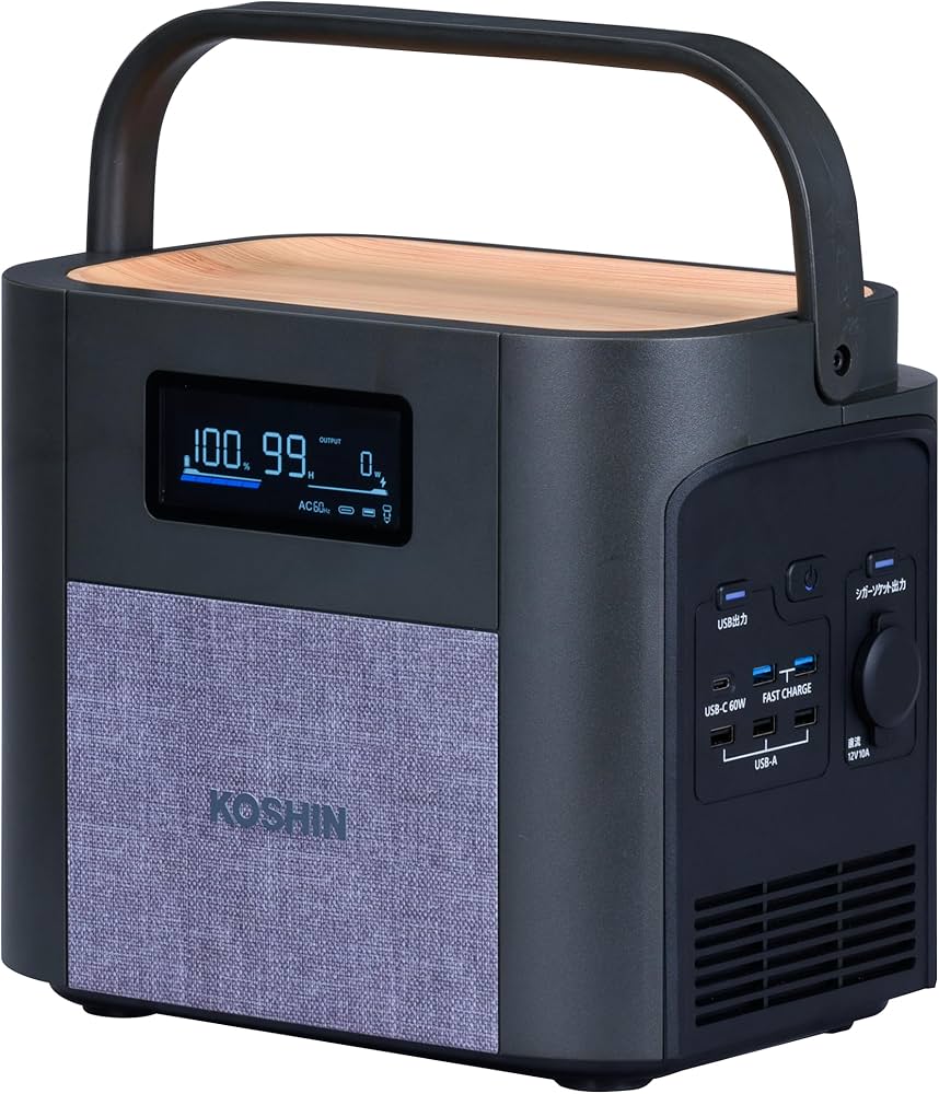 Amazon.co.jp: 工進(KOSHIN) ポータブル電源 BPS-6L リン酸鉄 リチウム