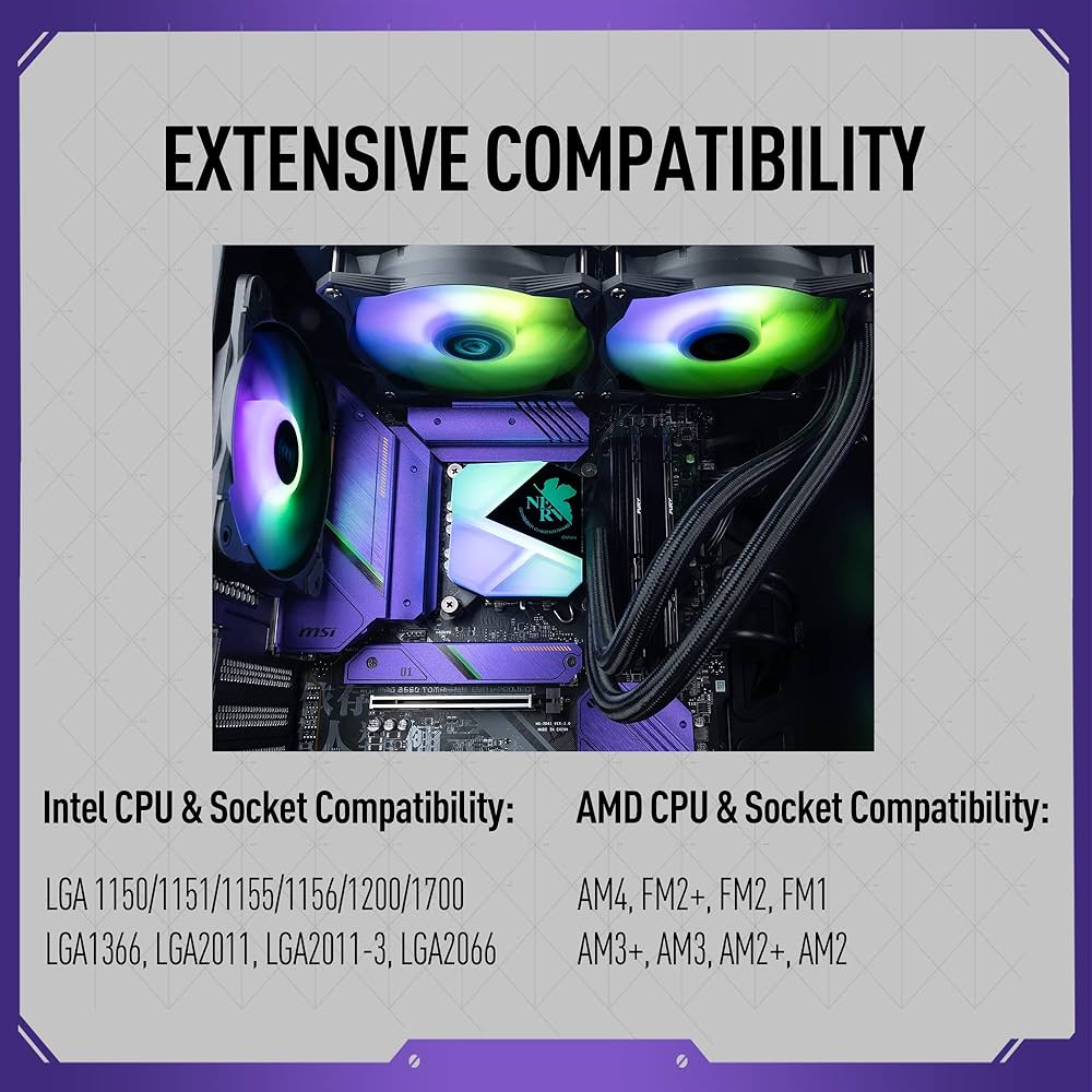 Amazon.co.jp: MSI MAG CoreLiquid C240 EVA e-Project - AIO RGB CPU