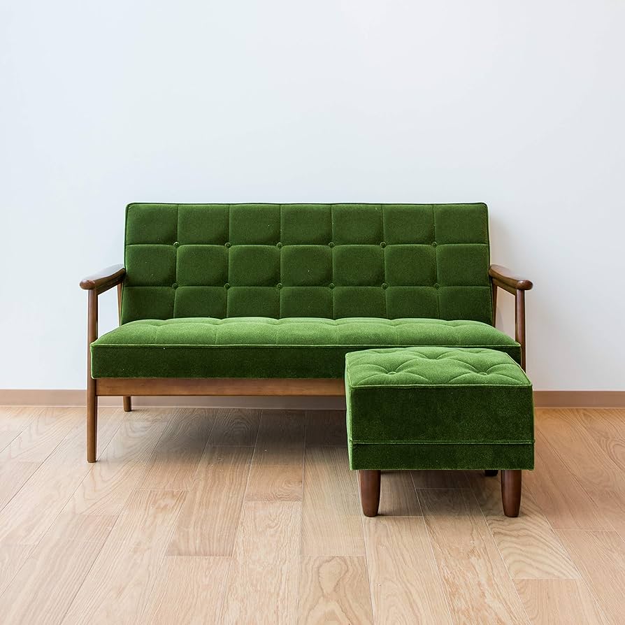 Amazon.co.jp: カリモク60 Kチェア 2シーター モケットグリーン