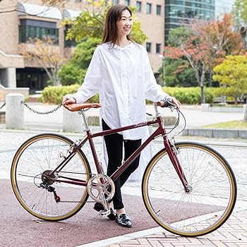 Amazon | FUNN21 クロスバイク (26インチ) 自転車 シティサイクル 本体