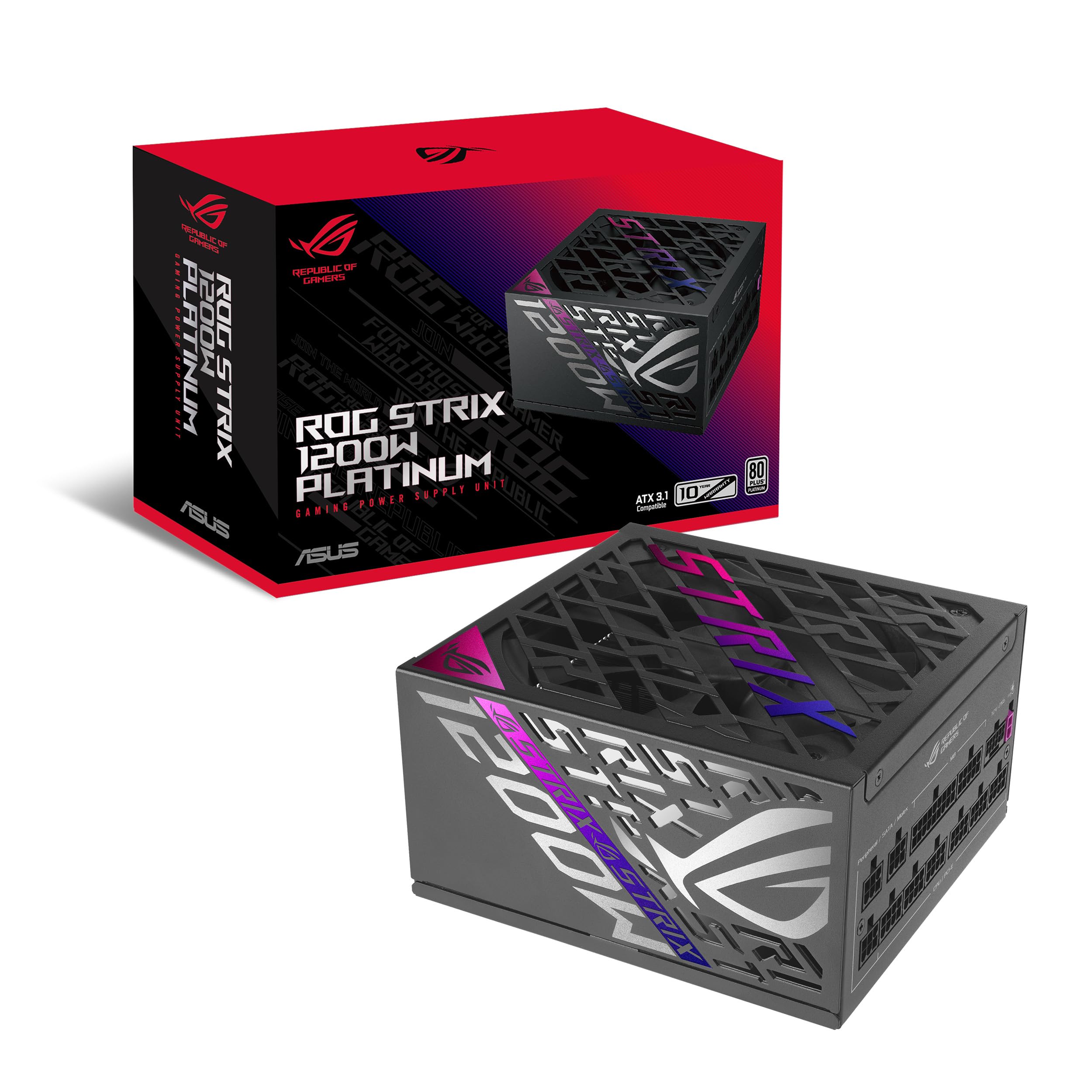Amazon | ASUS ROG Strix 1200W プラチナ (フルモジュラー電源、80