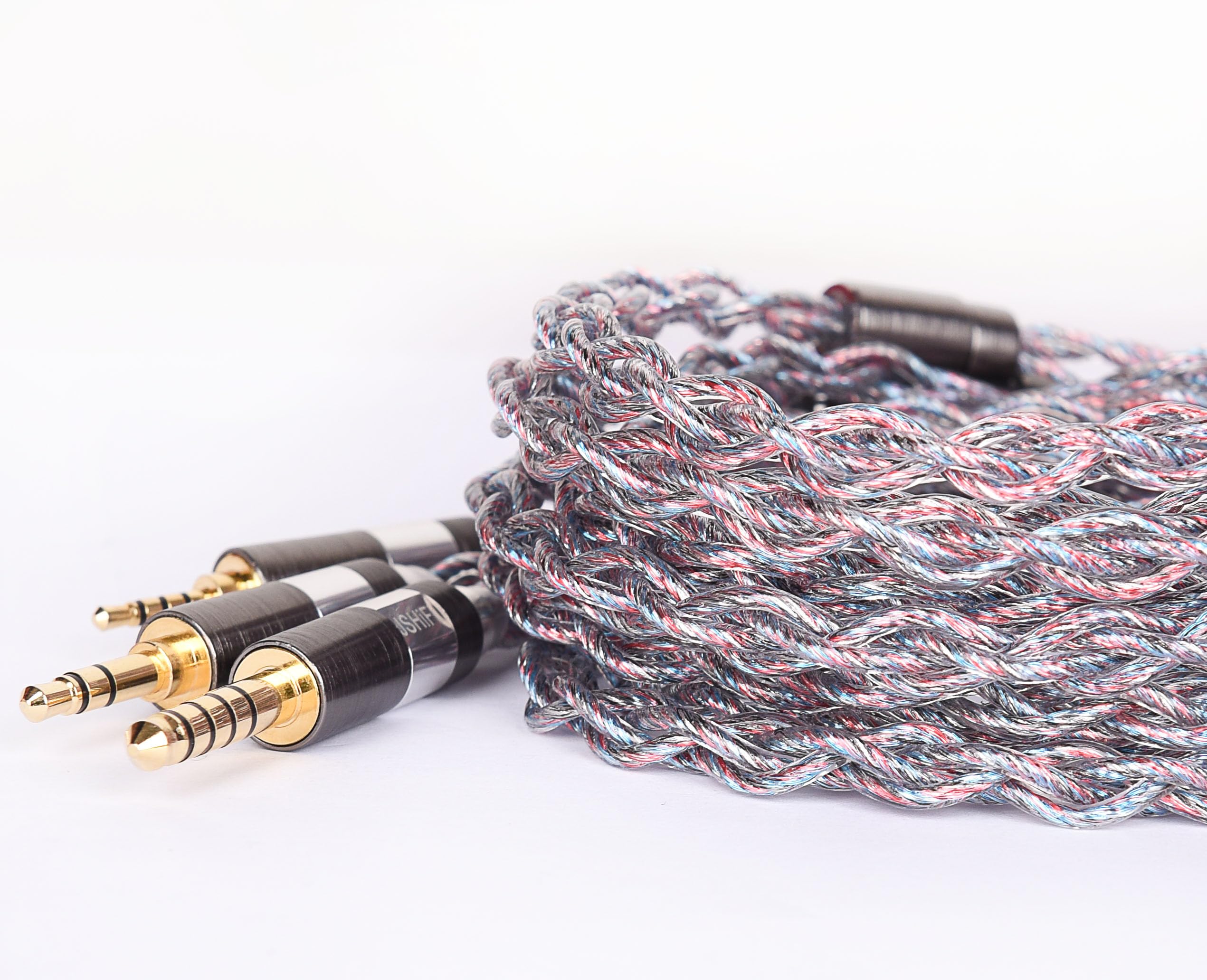 Amazon | 【JSHiFi-Butterfly】2pin4.4mmリケーブル 純銀＋銅銀