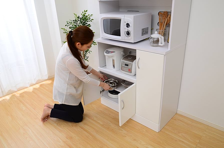 K864 ニューミラノワイド食器棚 1890(NOA) 【未開封】 Amazon | 食器棚