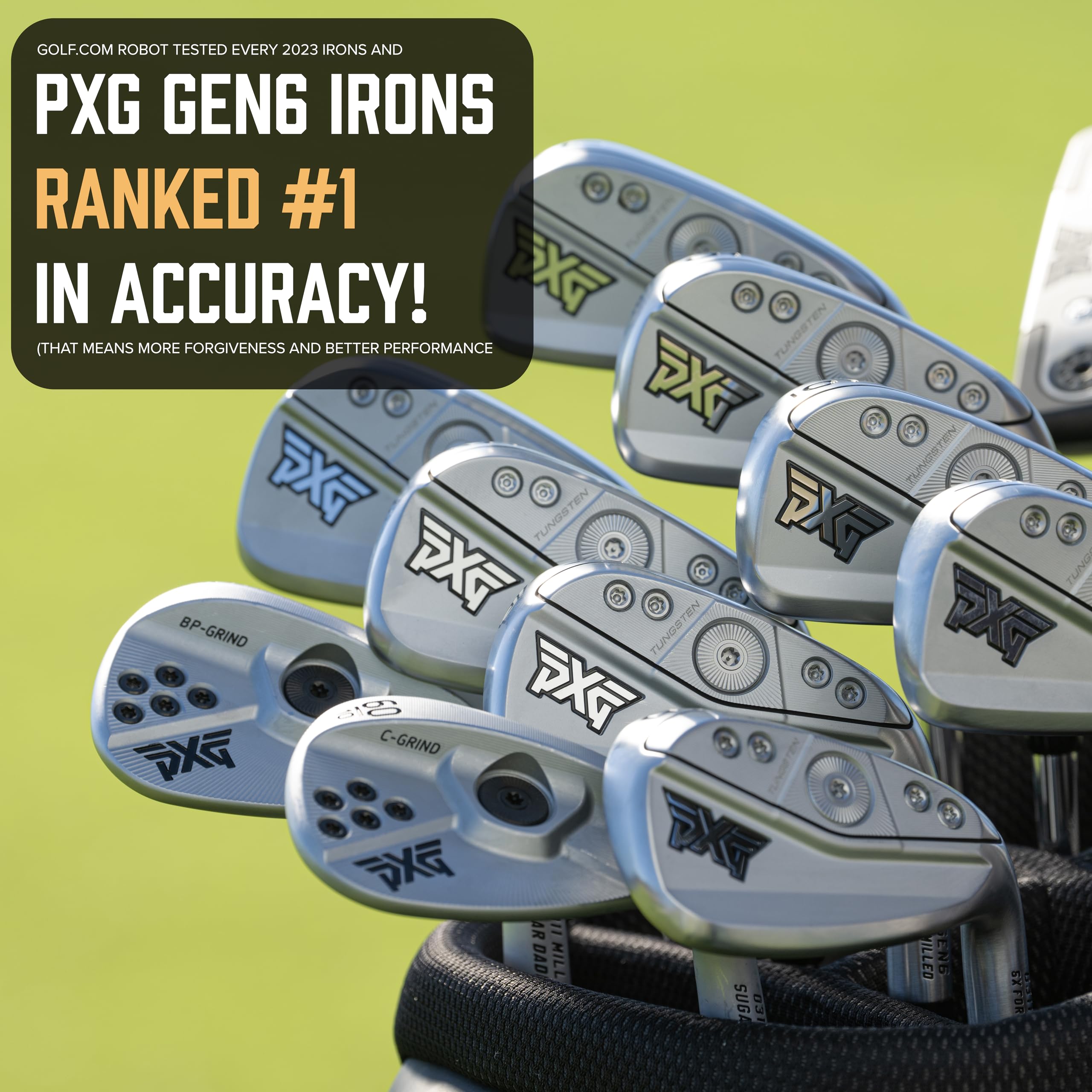 Amazon.co.jp: PXG 0311 GEN6 XP アイアンセット - 6クラブ(5 - PW