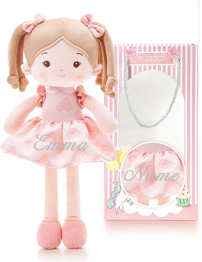 Amazon.com: LeyaDoll Personalized Soft Baby Doll Toys for Girls