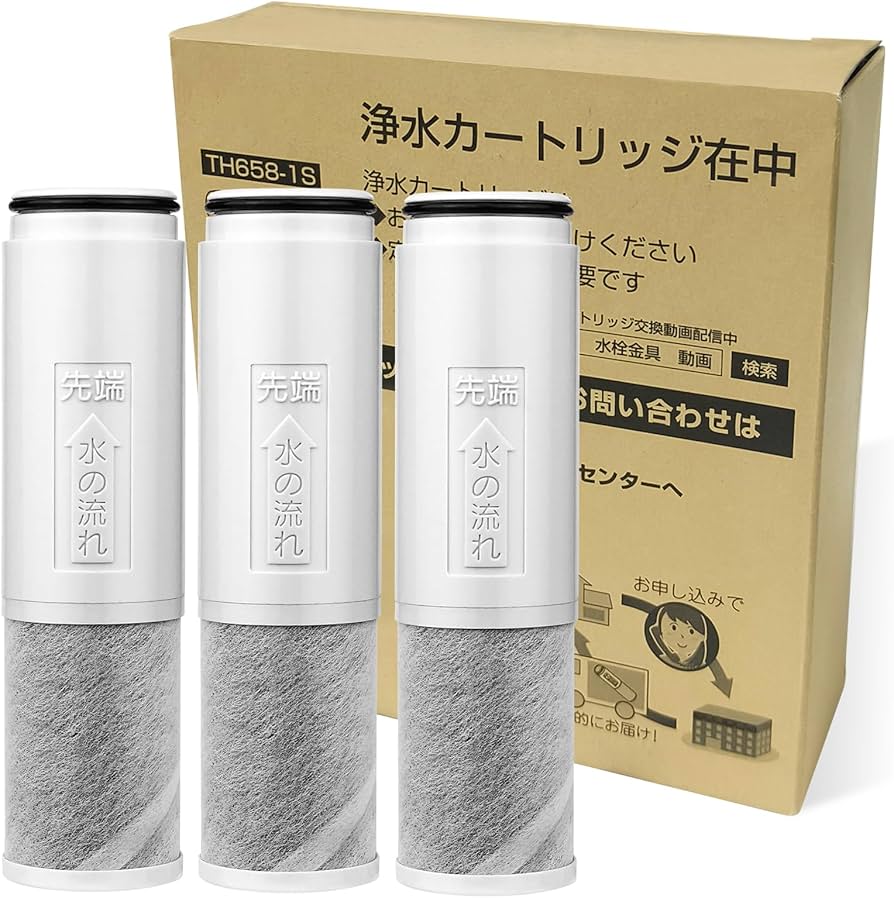 Amazon | 【純正品】浄水器 カートリッジ TH658-1S TH658S 交換用浄水