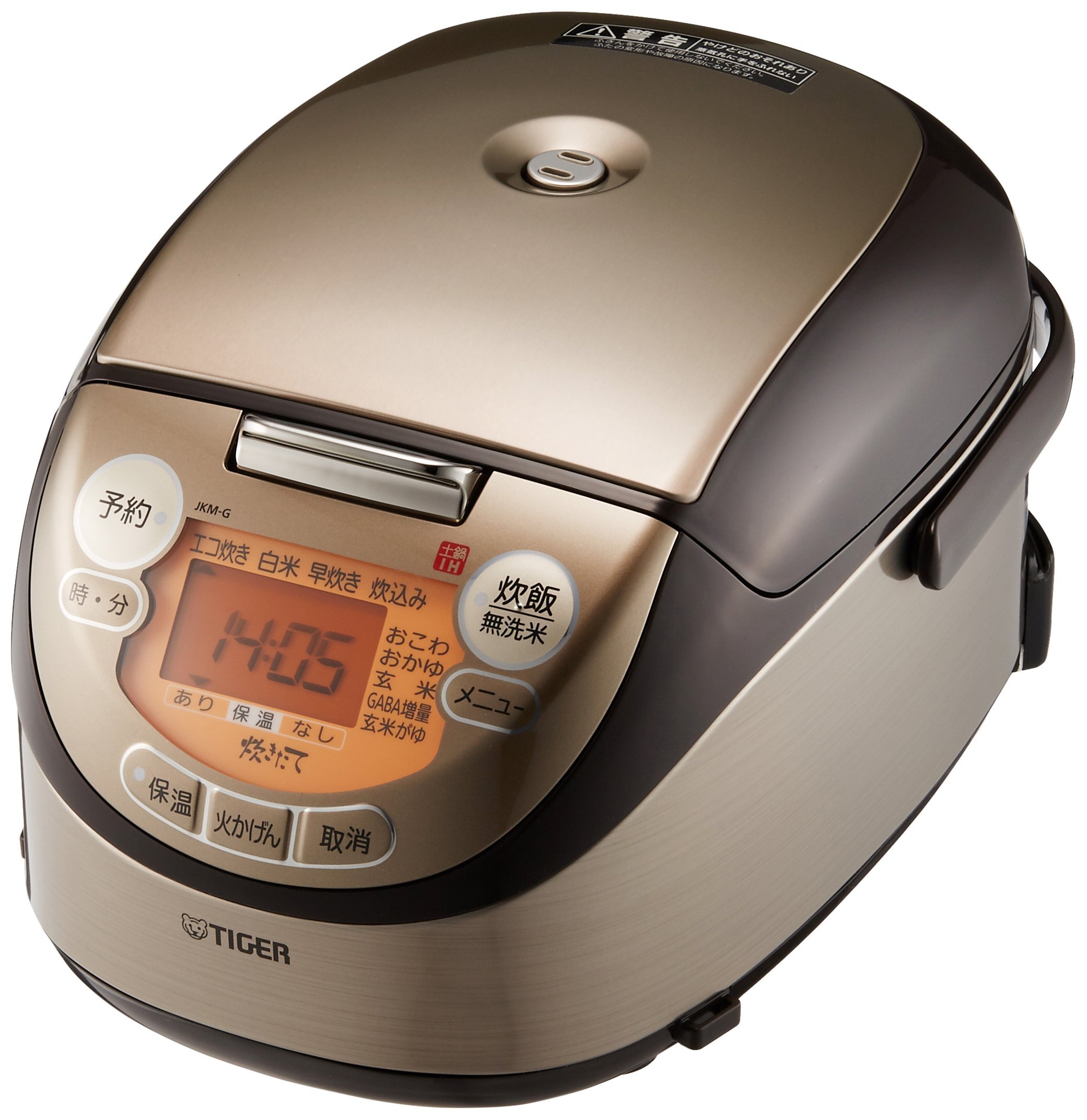 Amazon | タイガー 炊飯器 3合 土鍋 IH ブラウン 炊きたて ミニ 炊飯