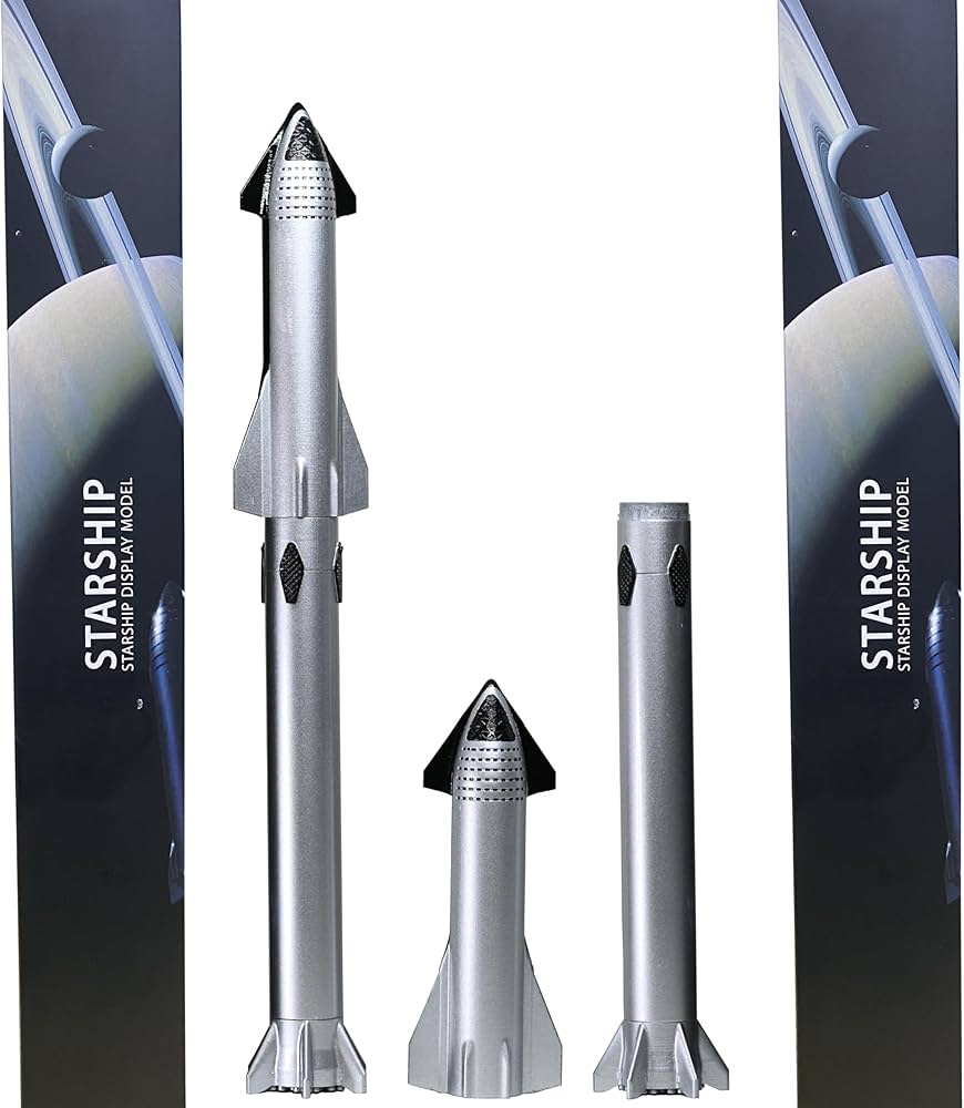Amazon.co.jp: wltk SpaceX スターシップ 1/375 ダイカストロケット