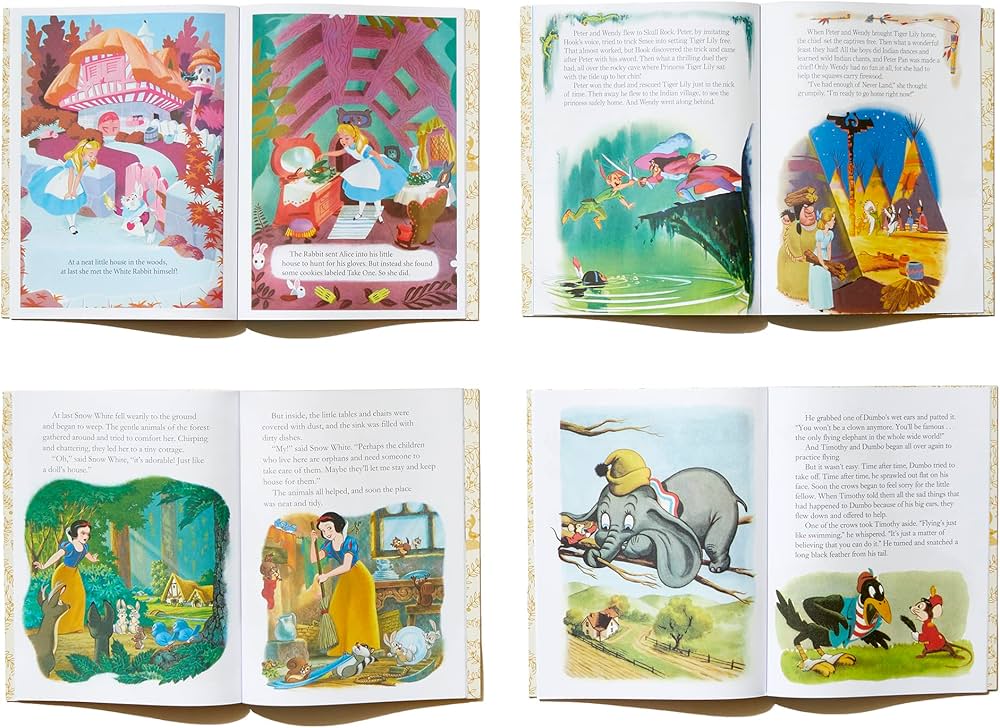 12 Beloved Disney Classic Little Golden Books (Disney Classic