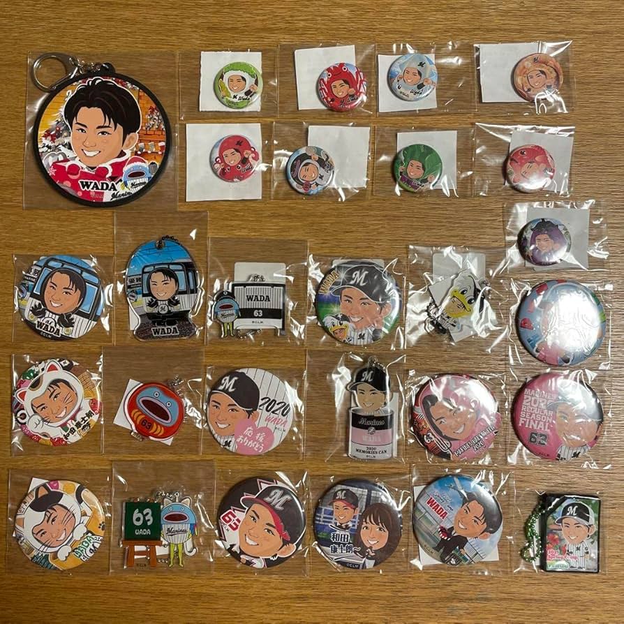 Amazon.co.jp: 千葉ロッテマリーンズ 和田康士朗 缶バッジ