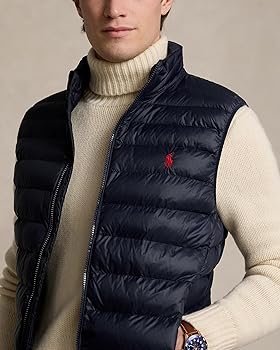 Amazon.co.jp: Polo Ralph Lauren メンズ ダウンポニー フルジップ