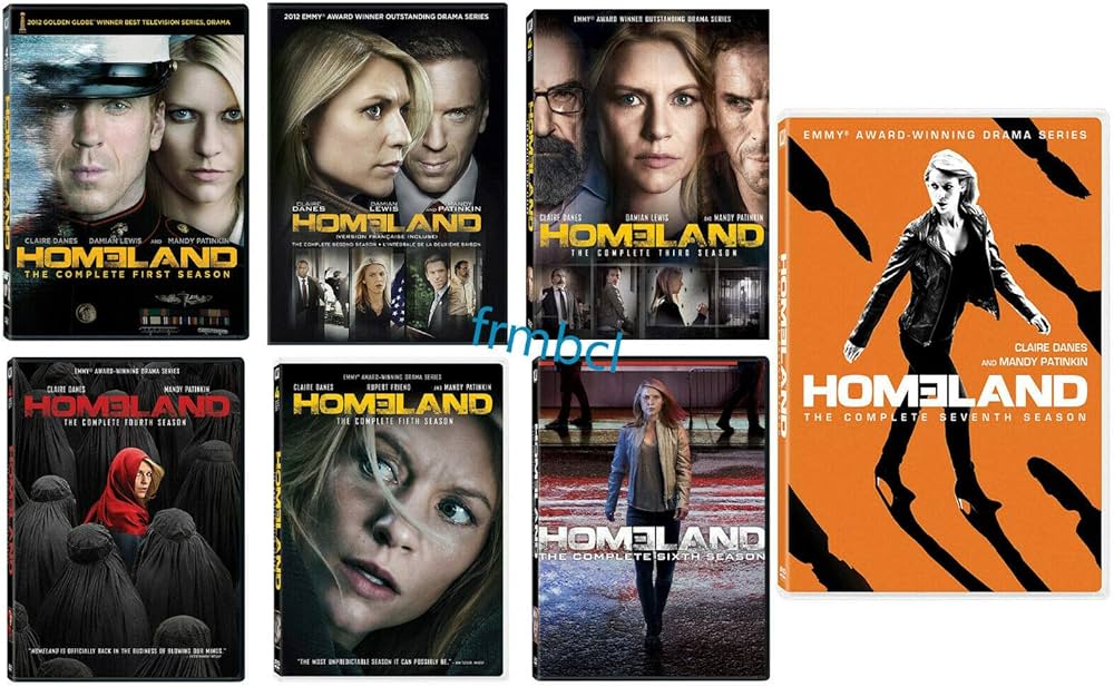 Homeland The Complete Series Seasons 1-7(DVD, 2018, 28-Disc Box