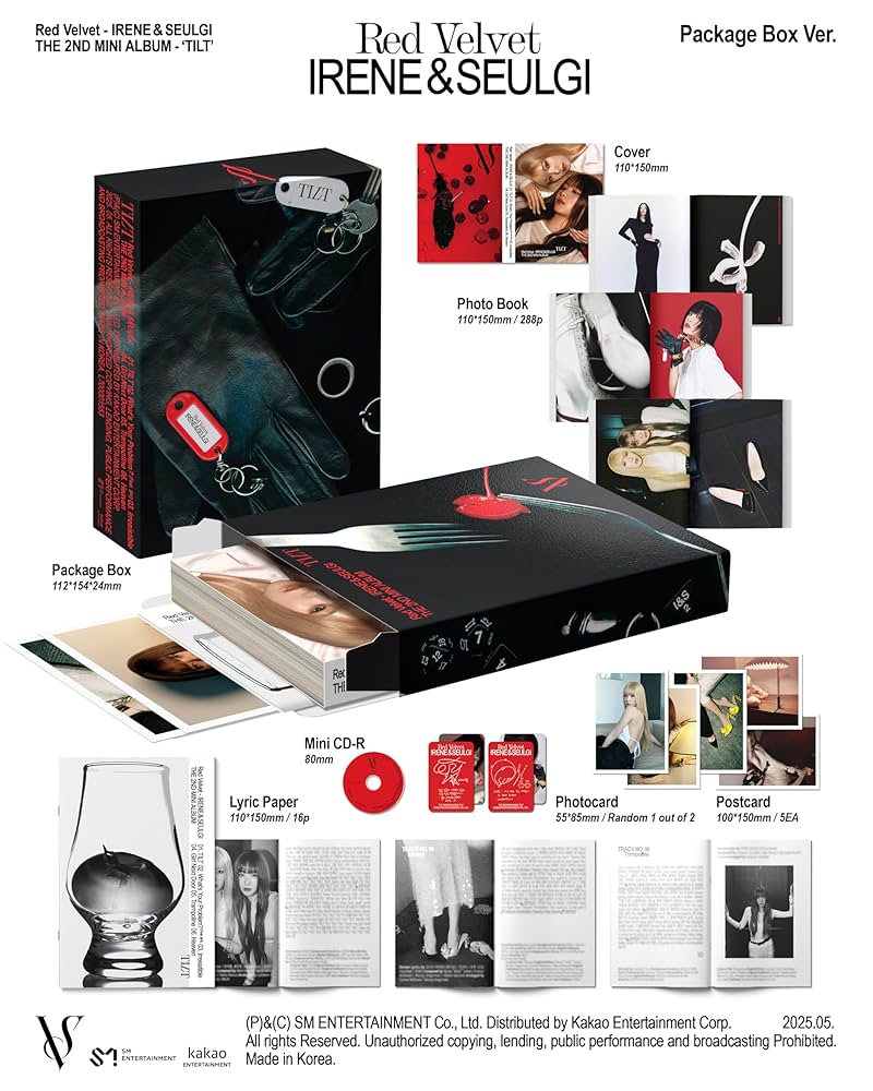 Amazon.co.jp: IRENE＆SEULGI 2nd Mini Album [TILT] (Package Box Ver
