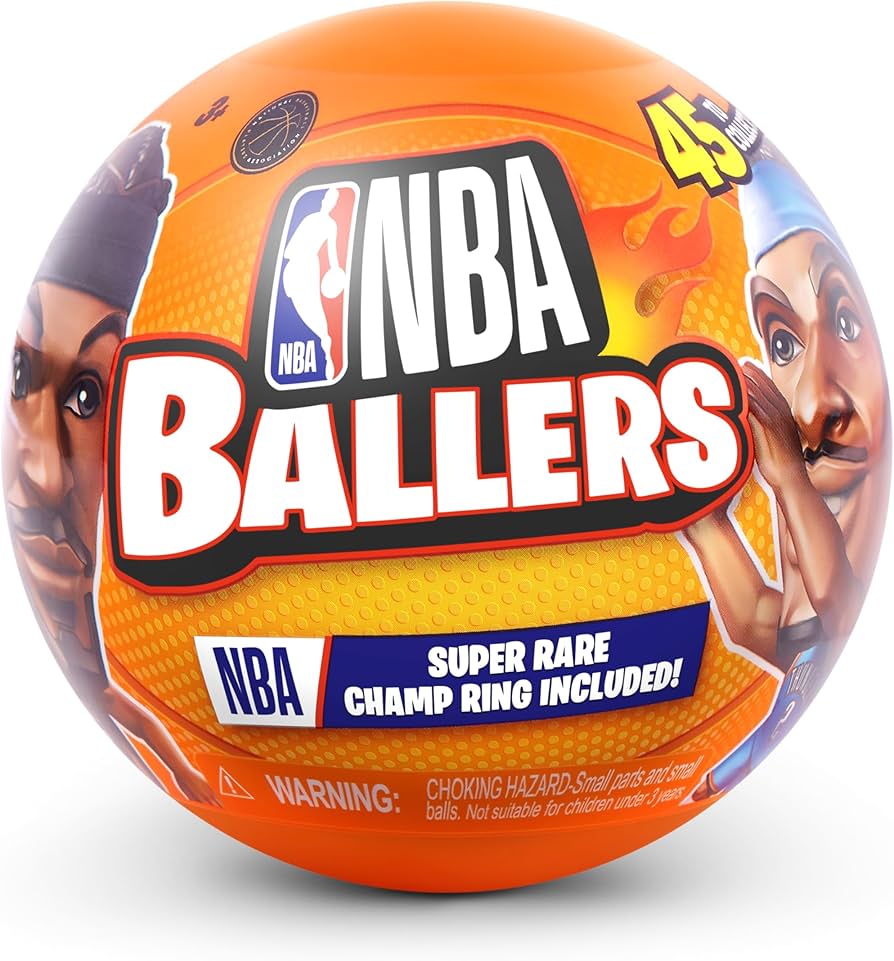 Amazon.com: 5 Surprise NBA Ballers Series 2 by ZURU, Licensed NBA