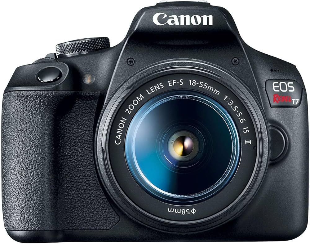 Amazon | Canon EOS Rebel T7 DSLR Camera | 2 Lens Kit with EF-S 18