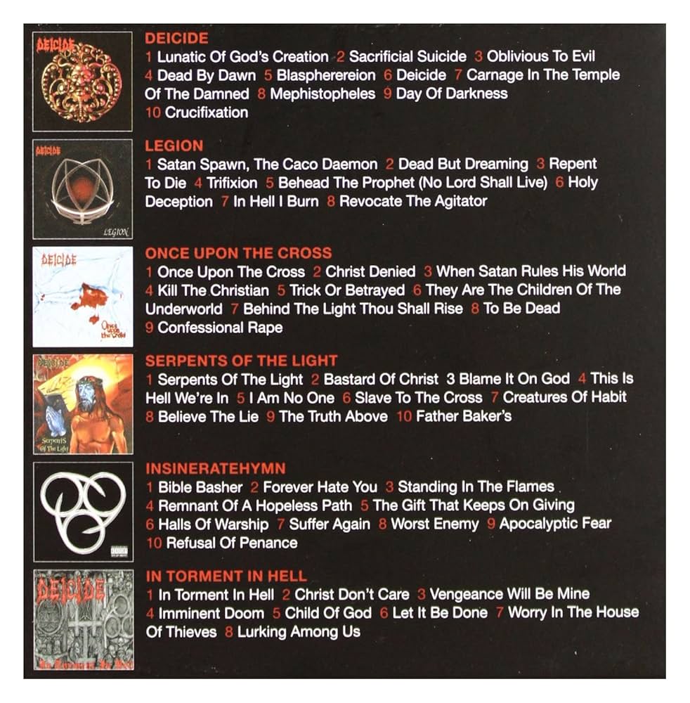 DEICIDE - Complete Roadrunner Collection 1990 - 2001 - Amazon.com