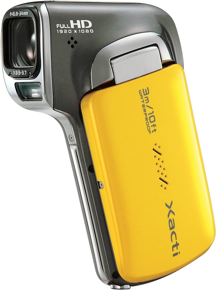 Amazon.co.jp: SANYO Digital Movie Camera Xacti CA100 Y Yellow DMX